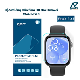 Mua Bộ 5 miếng dán dẻo Gor TPU HD cho Huawei Fit 3 chống trầy xước_ Hàng chính hãng
