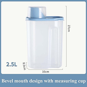 Bình Nhựa Pp Miệng Xiên Có Cốc Đo Lường Tiện Dụng