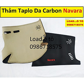 Thảm Chống Nắng Taplo Da Carbon Xe Nissan Navara 2022-2016 Cao Cấp Nhất Thị Trường
