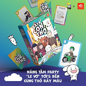 Bài con thỏ - Lầy hơn thỏ được không Thỏ bảy màu, boardgame