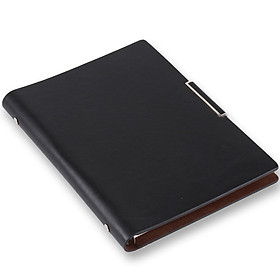 Sổ Tay TRNFA TB-B402 Bìa Da Kiểu Cổ Điển (23.5x17cm) - Đen