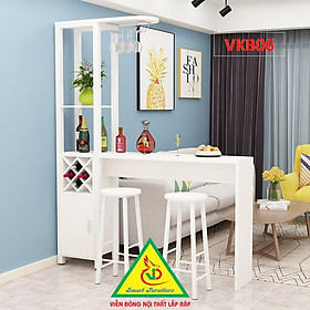 Mua Quầy bar mini kết hợp tủ rượu VKB06 ( không kèm ghế) - Nội thất lắp ráp Viendong Adv