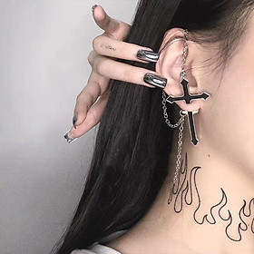 Bông tai unisex thánh giá  ghép độc đẹp đốn tym