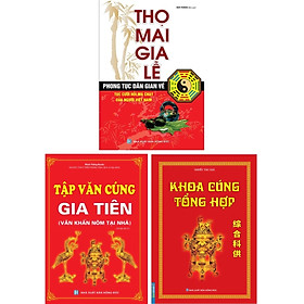 Combo Thọ Mai Gia Lễ + Tập Văn Cúng Gia Tiên + Khoa Cúng Tổng Hợp (Bộ 3 Cuốn) - MT