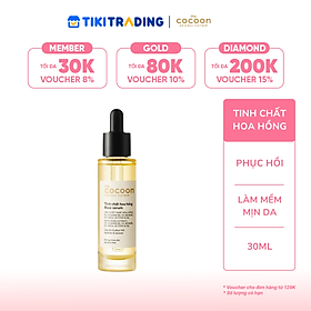 Tinh chất hoa hồng (serum) Cocoon cấp ẩm & phục hồi da 30ml