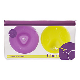 NẮP ĐẬY BBOX ĐA NĂNG SILICONE CHO BÉ - BỘ ĐÔI TÍM VÀNG