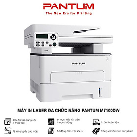 Mua Máy in Laser đa chức năng PANTUM M7100DW  in Wifi  đen trắng  tốc độ cao  scan  photocopy  tự động đảo mặt  khổ giấy A4 (Hàng chính hãng)