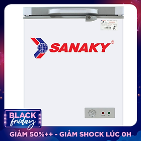 Tủ Đông Kính Cường Lực Sanaky VH-1599HYKD (100L) - Xanh Ngọc - Hàng Chính Hãng - Chỉ Giao tại HCM