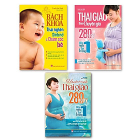 Combo Bách Khoa Thai Nghén TB + Hành Trình Thai Giáo 280 Ngày TB + Thai