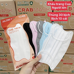 Khẩu trang cua AN TÂM, crab, hot trend, thời trang, vải kháng khuẩn