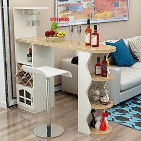 Mua Quầy bar mini  quầy bar kiêm vách ngăn phòng khách nhà bếp 3VQB08 ( Không kèm ghế )