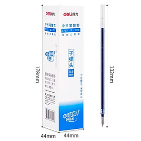 Bút bi nước văn phòng Deli mực gel ngòi 0.5mm mực đều nét chữ đẹp phù hợp viết sổ tay ghi chép, văn phòng, học sinh A117