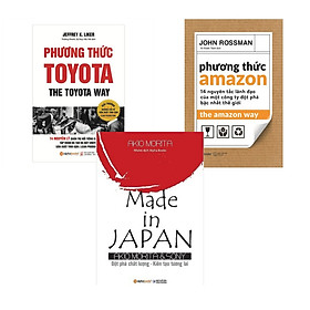 [Download Sách] Combo Phương Thức Toyota + Phương Thức Amazon + Made In Japan