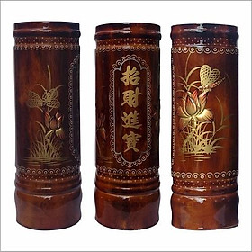 Mua Ống nhang gỗ chạm khắc
