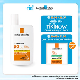 Kem chống nắng dạng sữa lỏng nhẹ không nhờn rít La Roche-Posay Anthelios Shaka Fluid SPF 50+ 50ml
