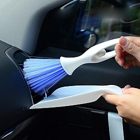 Mua Chổi Kèm Khay Rác Mini Quét Bàn Thờ và Ô Tô