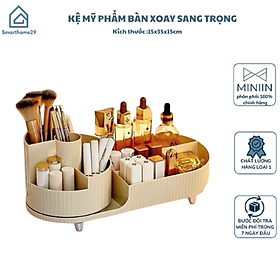 Kệ Mỹ Phẩm Bàn Xoay Cao Cấp Mẫu Mới (K62) – Để Đồ Trang Điểm Sang Trọng, Tiện Lợi - HÀNG CHÍNH HÃNG MINIIN