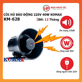 Mua Còi hú Komax KM-628 dùng điện 220V - Hàng chính hãng