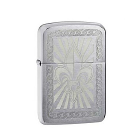 Bật Lửa Zippo 28325 – Zippo 1941 Replica Fluer-De-Lis Brushed Chrome