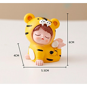 Mua Decor Hổ Trang Trí Taplo Ô Tô Bàn làm Việc Siêu dễ Thương