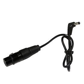 90 Degree Right Angle DC to 4pin XLR Adapter Power Cable Cord for