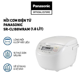 Nồi cơm điện tử Panasonic SR-CL188WRA 1.8 lít / SR-CL108WRA 1 lít - Hàng chính hãng