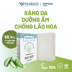 Xà Bông Rửa Mặt Thuần Chay Nha Đam Heebee's Sạch Sâu, Dịu Nhẹ, Chống Lão Hóa, Dành Cho Mọi Loại Da 100G