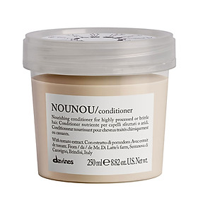 Dầu xả siêu mượt cho tóc khô hư tổn do hóa chất uốn duỗi nhuộm - Davines Nounou Conditioner 250ml