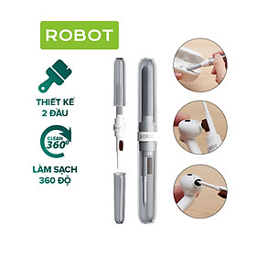 Mua Bút Vệ Sinh Đa Năng ROBOT RMC10 Vệ Sinh Tai Nghe/ Điện Thoại/ Máy Tính Bảng Thiết Kế 2 Đầu LÀm Sạch 360 Độ - HÀNG CHÍNH HÃNG