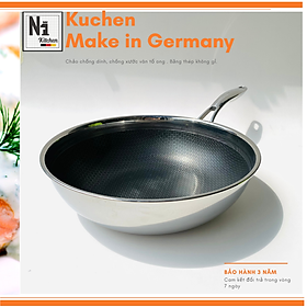 Mua Chảo Chống Dính  Sâu Lòng  Vân Tổ Ong  Bằng Thép 7 Lớp - 24cm - KUCHEN ĐỨC - Hàng Chính Hãng