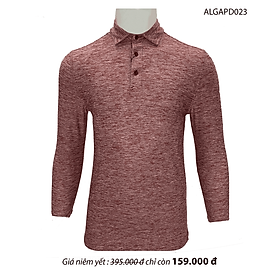 Áo thun nam dài tay xước màu hồng aligro ALGAPD023