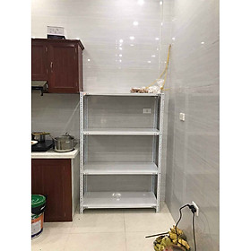 Mua Kệ sắt đa năng kích thước : Dài 100cm  Rộng 30cm  Cao 150cm gồm 4 tầng