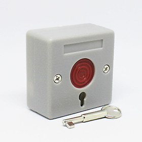 Nút nhấn khẩn cấp loại nhỏ PB-68, an ninh, báo động, báo cháy - có chìa khóa kèm theo.