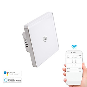 Công tắc đèn thông minh Hỗ trợ kết nối WiFi và điều khiển từ xa bằng APPvà giọng nói-Size 1 băng đảng