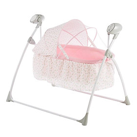 Nôi Ru Ngủ Cao Cấp Tự Động Có Nhạc Điều Kiển Từ Xa Mastela SG327 (Hồng)