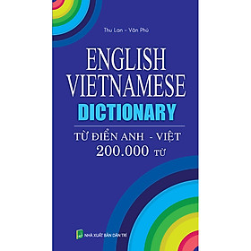 Hình ảnh sách Từ Điển Anh Việt 200.000 Từ