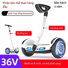 Hình ảnh Xe điện cân bằng siêu xịn - 2 tay điều khiển và chân kẹp - Phát nhạc Bluetooth App - Pin trâu 54V