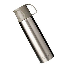 500ml Stainless Steel Vacuum Insulated Mug Coffee Tea Cup with Cup White