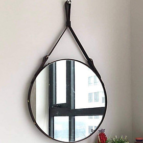 Mua Giương tròn treo tường viền dây da simili cao cấp 50cm