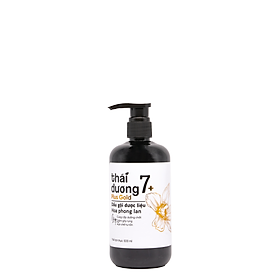 Dầu gội Thái Dương 7 Plus Gold 500ml - Dầu gội thảo dược hỗ trợ chống gàu, ngứa, giảm rụng tóc