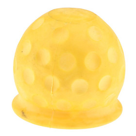 Yellow Towbar Cap Cover Rubber Tow Ball Towing Protect for Car Van Trailer