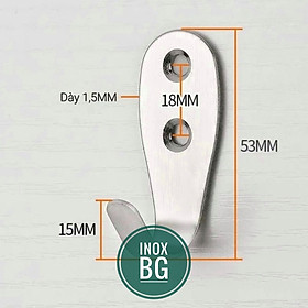 Mua Móc đơn tròn Inox mờ bắt tường treo đồ tiện dụng