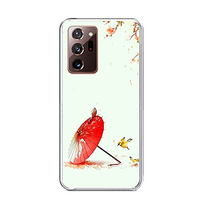 Ốp lưng điện thoại SAMSUNG GALAXY NOTE 20 ULTRA - Silicone dẻo - 0463 SAKURA02 - Hàng Chính Hãng