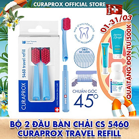 Bộ 2 đầu thay bàn chải Curaprox CS 5460 Travel Refill