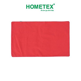 Áo gối nằm size 30x50cm viền gân cotton xốp màu Hometex