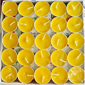 Mua Nến Tealight 100 viên cháy 2h không mùi (đèn nắp keng)