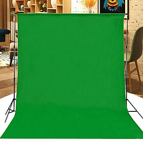 Phông nền chụp ảnh vải trơn màu xanh lá cây kích thước 2mx3m chuyên dùng chụp Studio, Lookbook hoặc Livestream