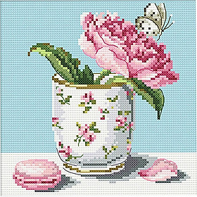 Flowers Stamped Cross Stitch Kits for Beginners Dimensions 11CT 14CT Counted Embroidery