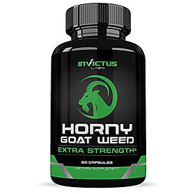 Extra Strength Horny Goat Weed Extract - Maca, Tribulus, L Arginine & Ginseng -Enhanced Energy & Performance Complex for Men & Women, All Natural Booster - 1000mg Capsules