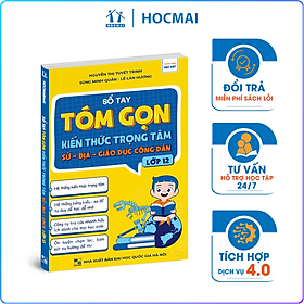 Mua Sổ tay Tóm gọn kiến thức trọng tâm Sử – Địa – Giáo dục công dân lớp 12 tại HOCMAI